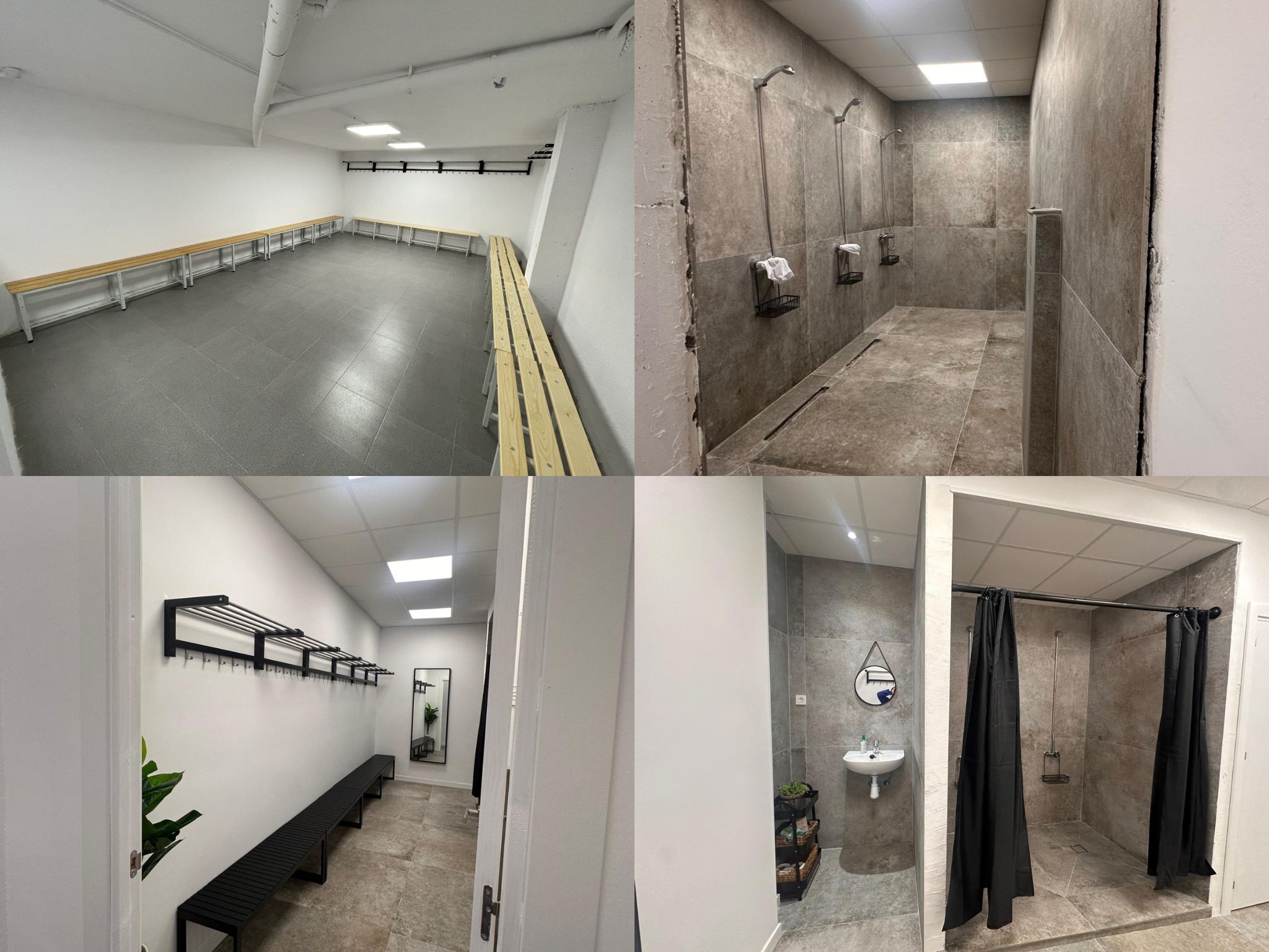 Vestuarios y Duchas